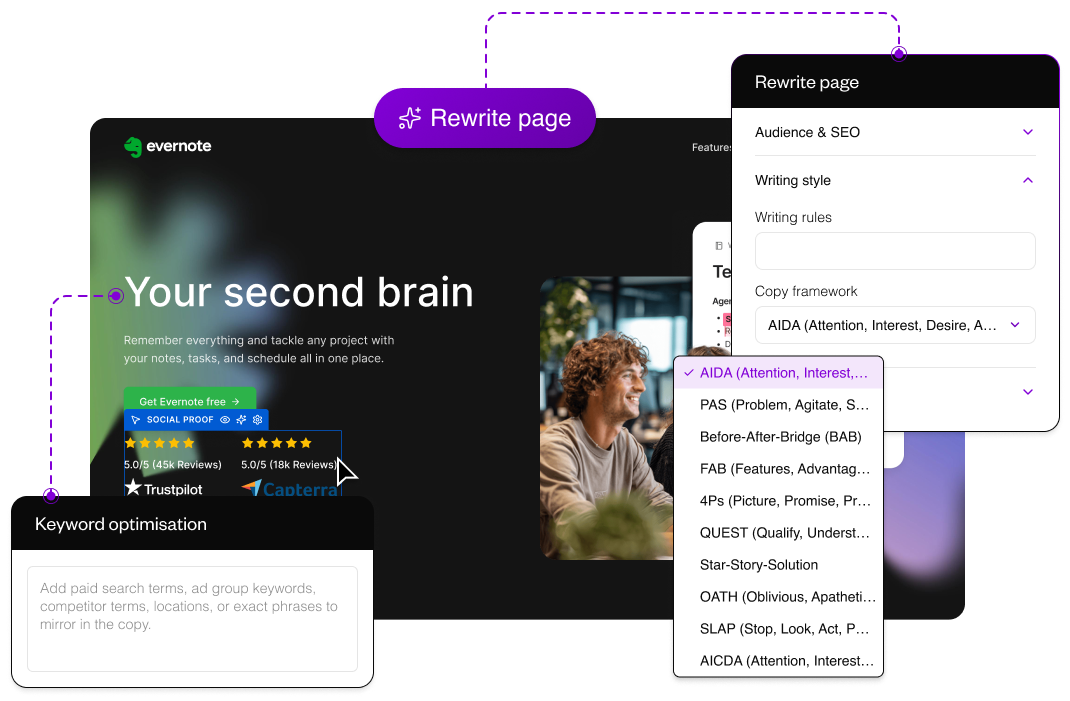 Rewrite full pages fast
